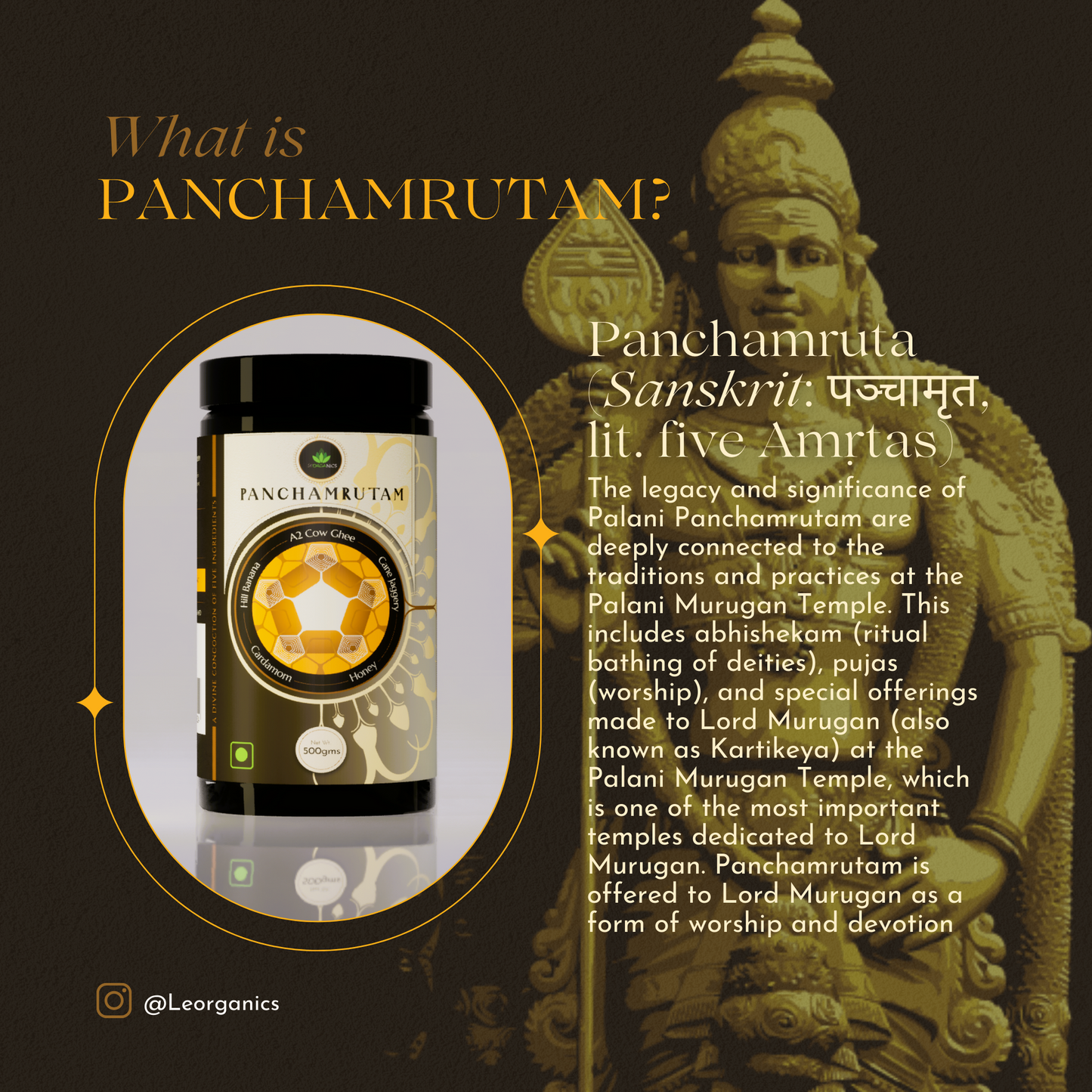 LeOrganics PANCHAMRUTAM | Fusion of FIVE NECTARS