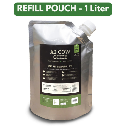 A2 COW GHEE REFILL PACK 1000 ML