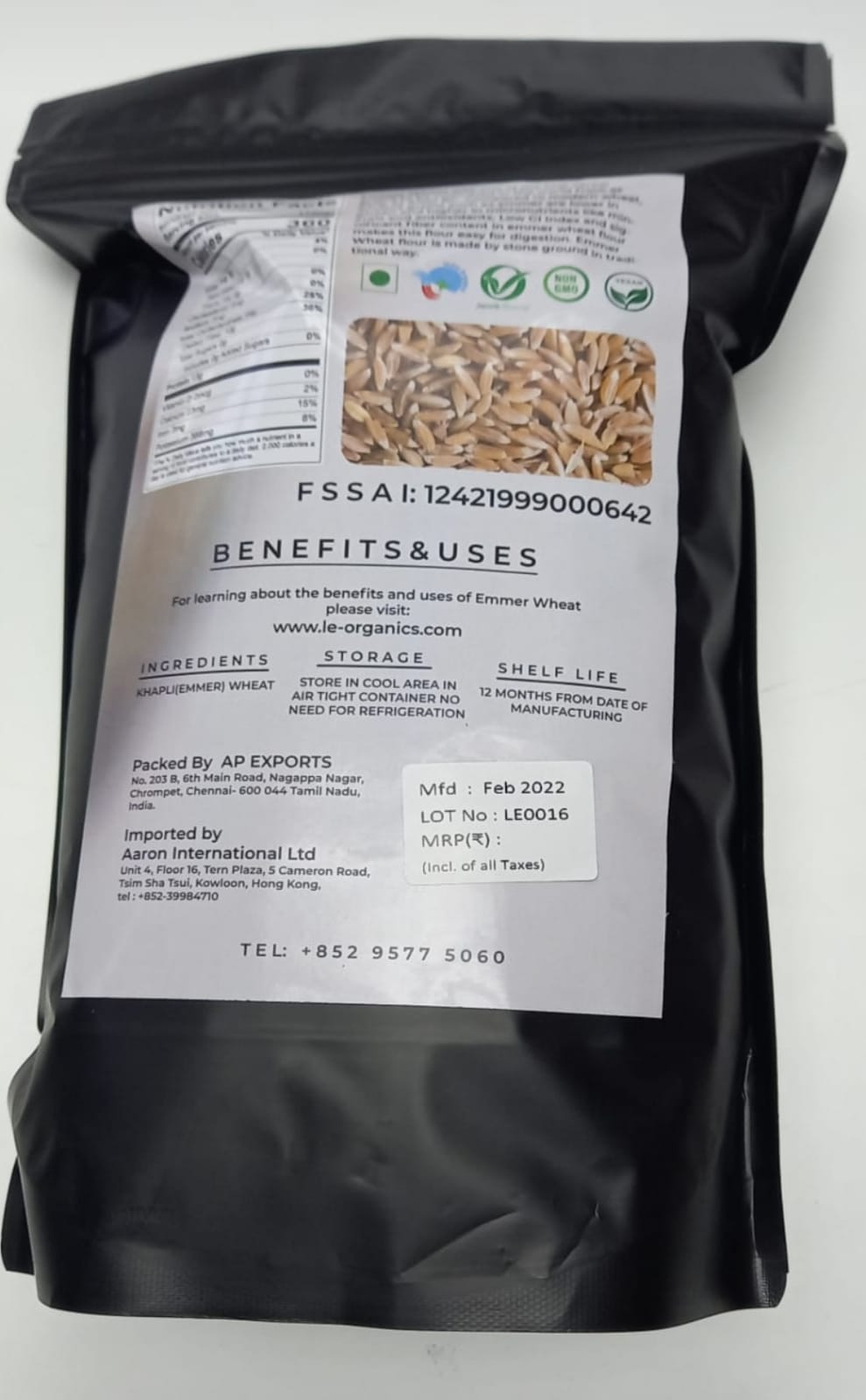 Khapli ( Emmer ) Wheat Flour 1 Kg