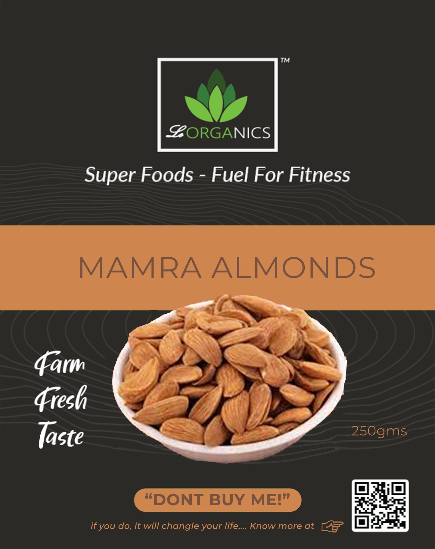Mamra Almonds 250g