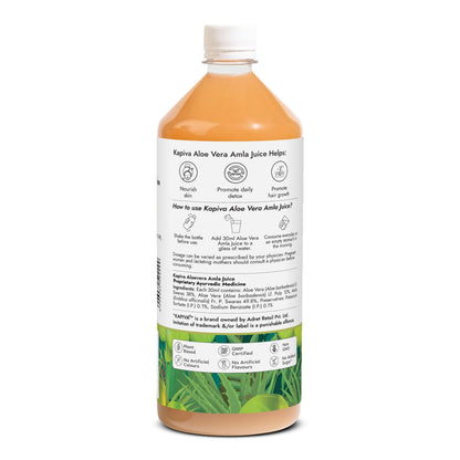 Kapiva Aloe Vera & Amla Juice 1 L