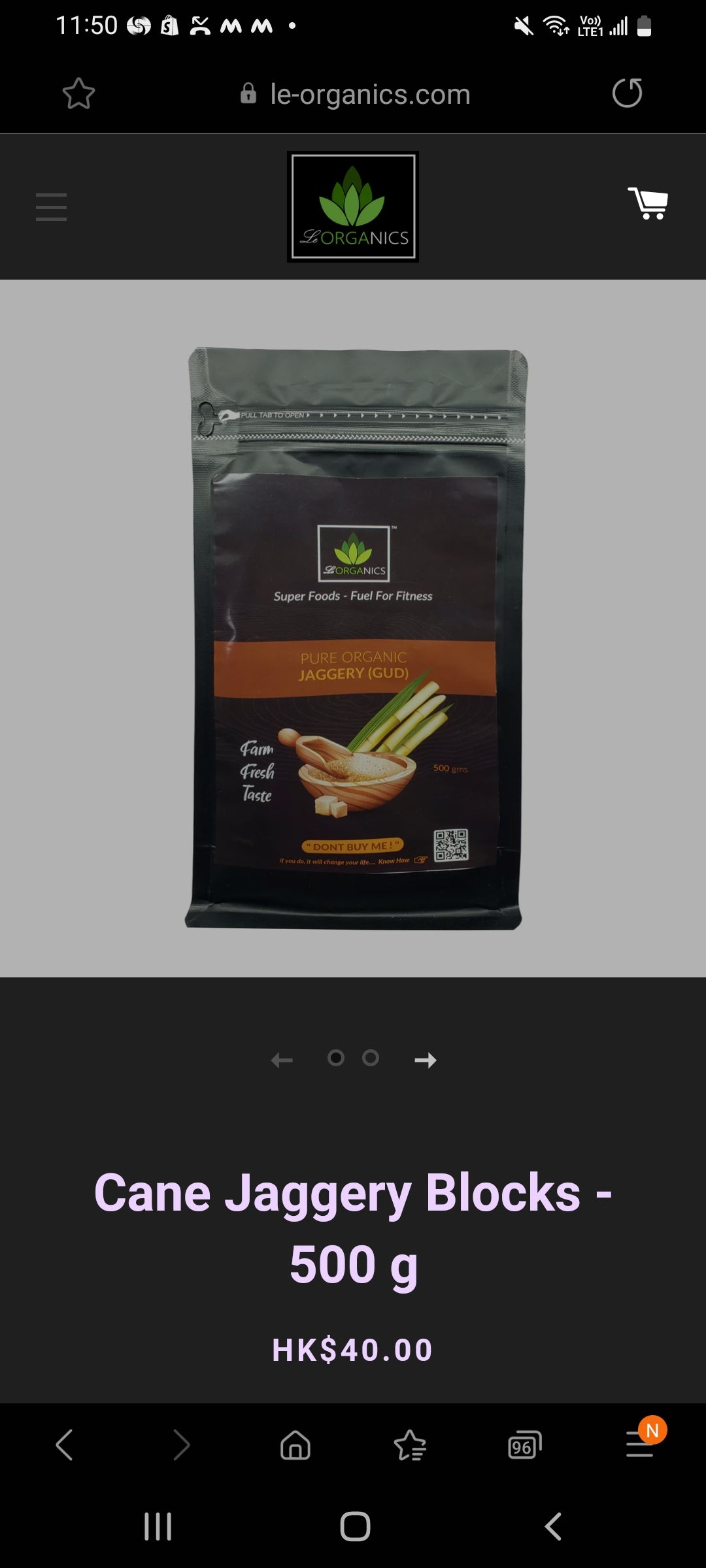 Cane Jaggery Powder- 500gm