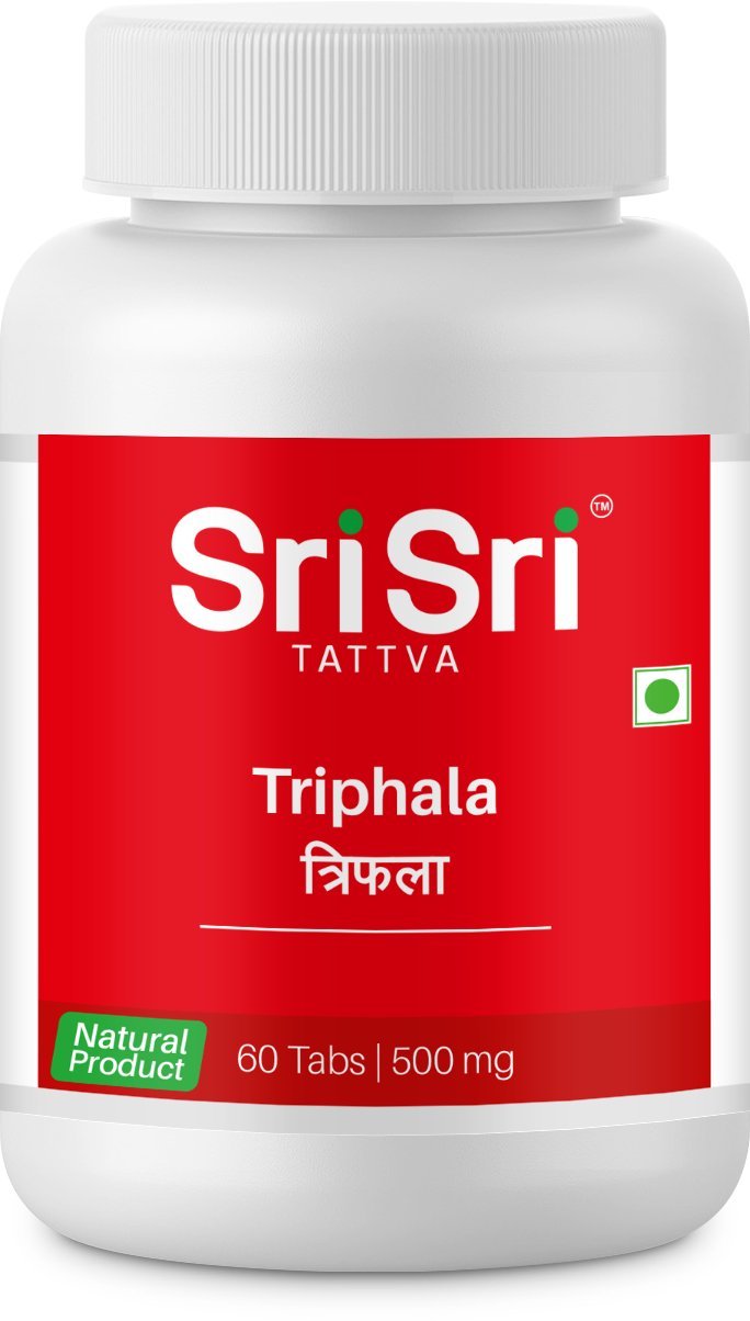 Sri Sri TATTVA Triphala 500Mg Tablet - 60Count (Pack of 1)