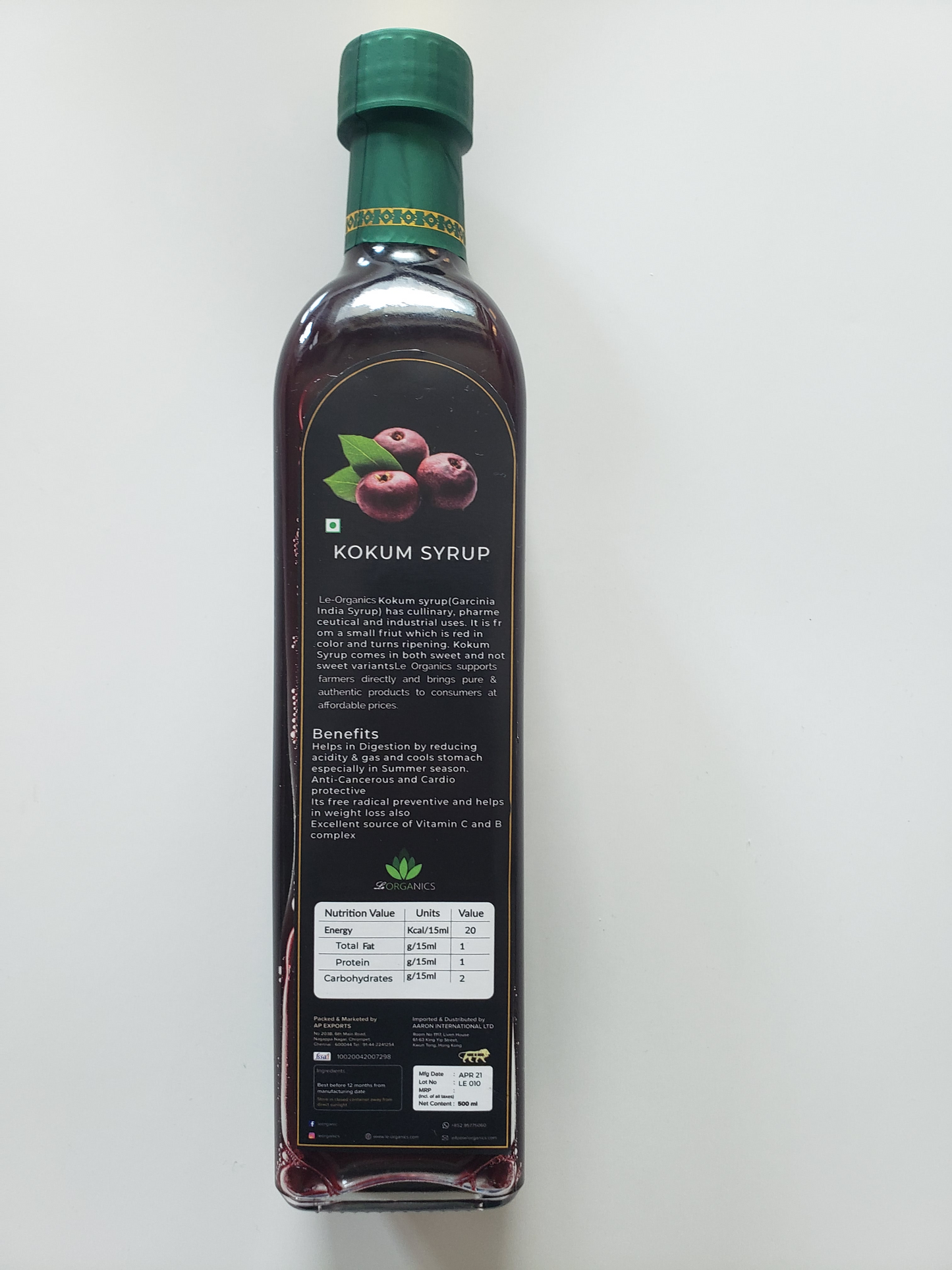 KOKUM SYRUP 500 ML